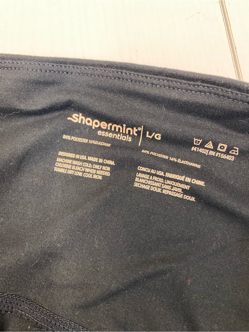Shapermint womens Black Athletic leggings - Picture 2 of 3